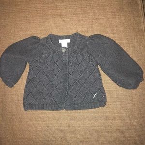 Old Navy infant gray sweater 6-12 months